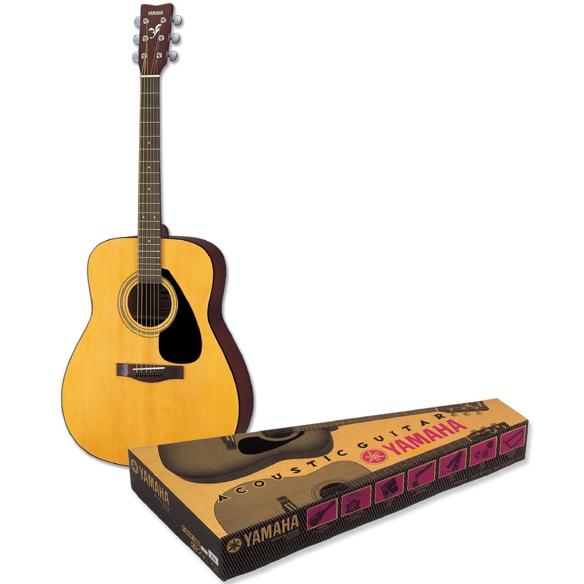 Violao Acustico Folk Aco Natural F310P NT Package - Yamaha-6